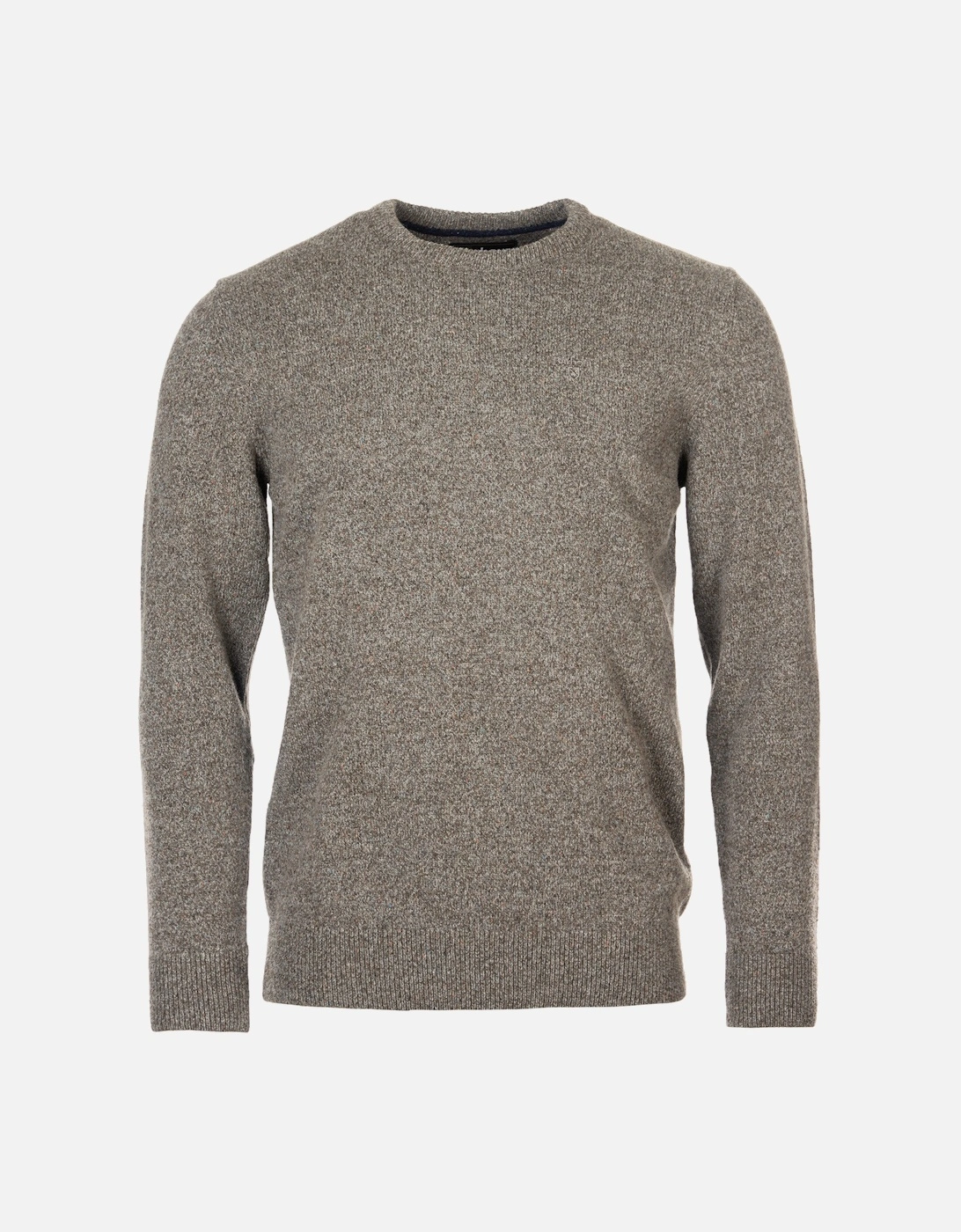 Tisbury Crew neck Knitted Jumper - Fog