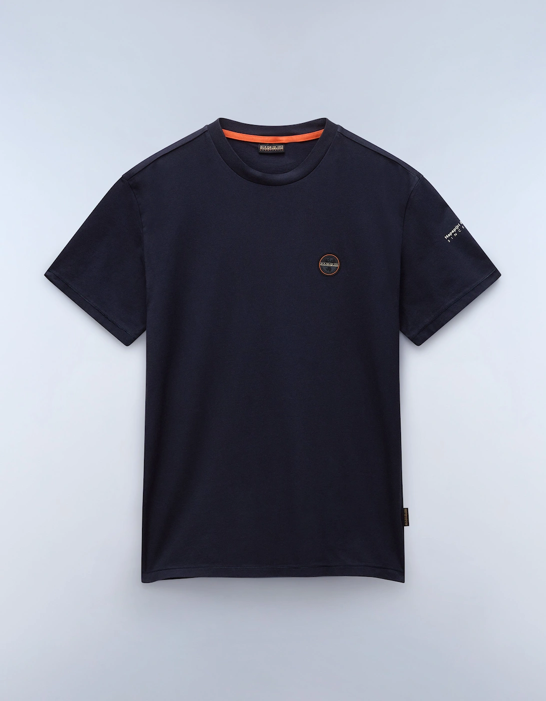 S-Badge Logo Short Sleeve T-Shirt - Navy Blue