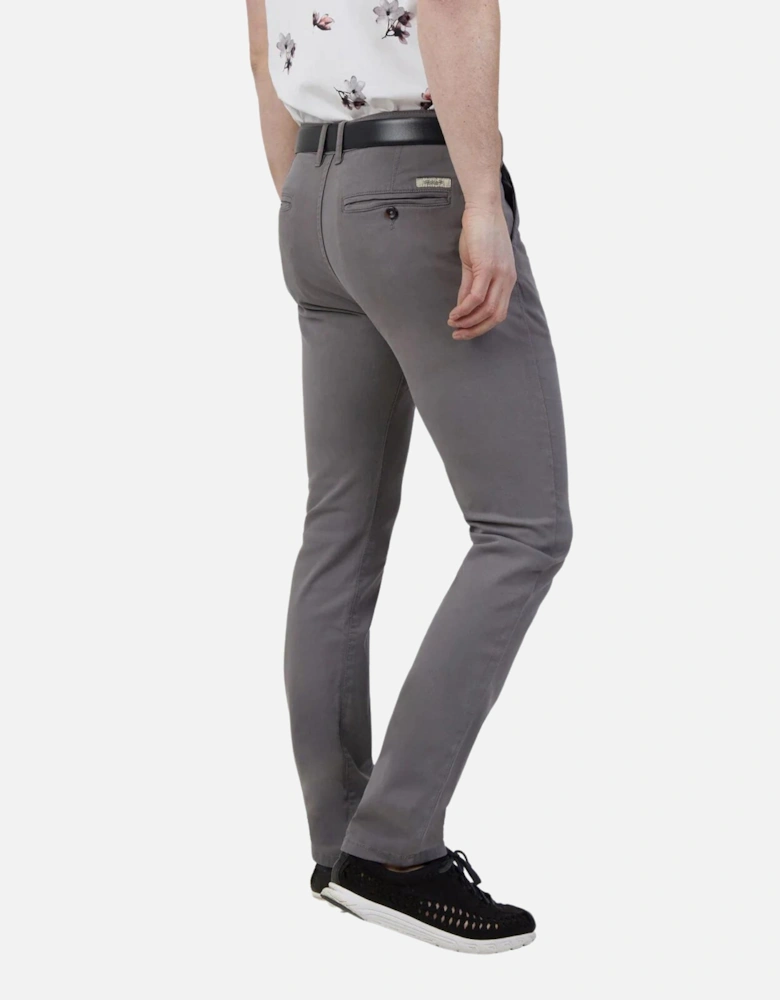 Bromley casual 4 pocket tapered chino - Charcoal