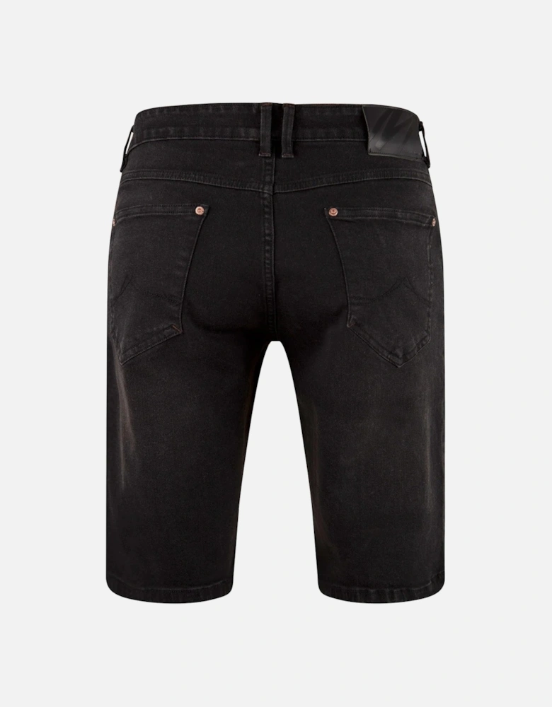 MISH MASH Paul Washed Jean Shorts - Black
