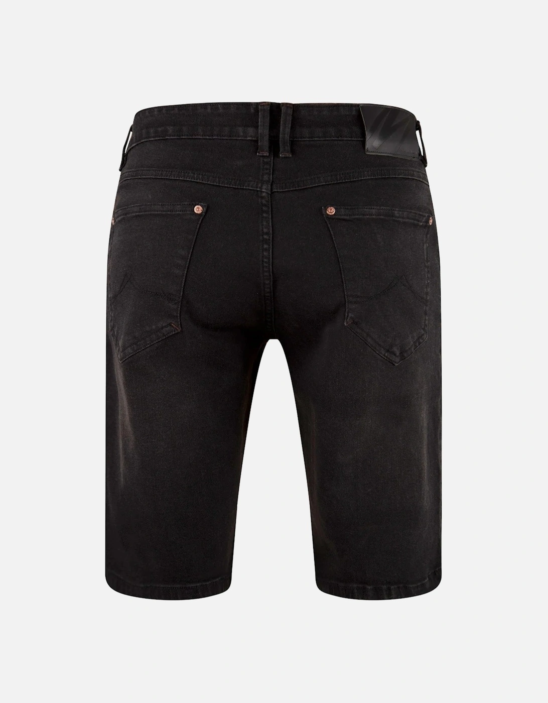 MISH MASH Paul Washed Jean Shorts - Black