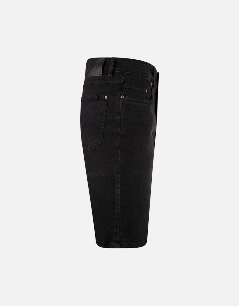 MISH MASH Paul Washed Jean Shorts - Black