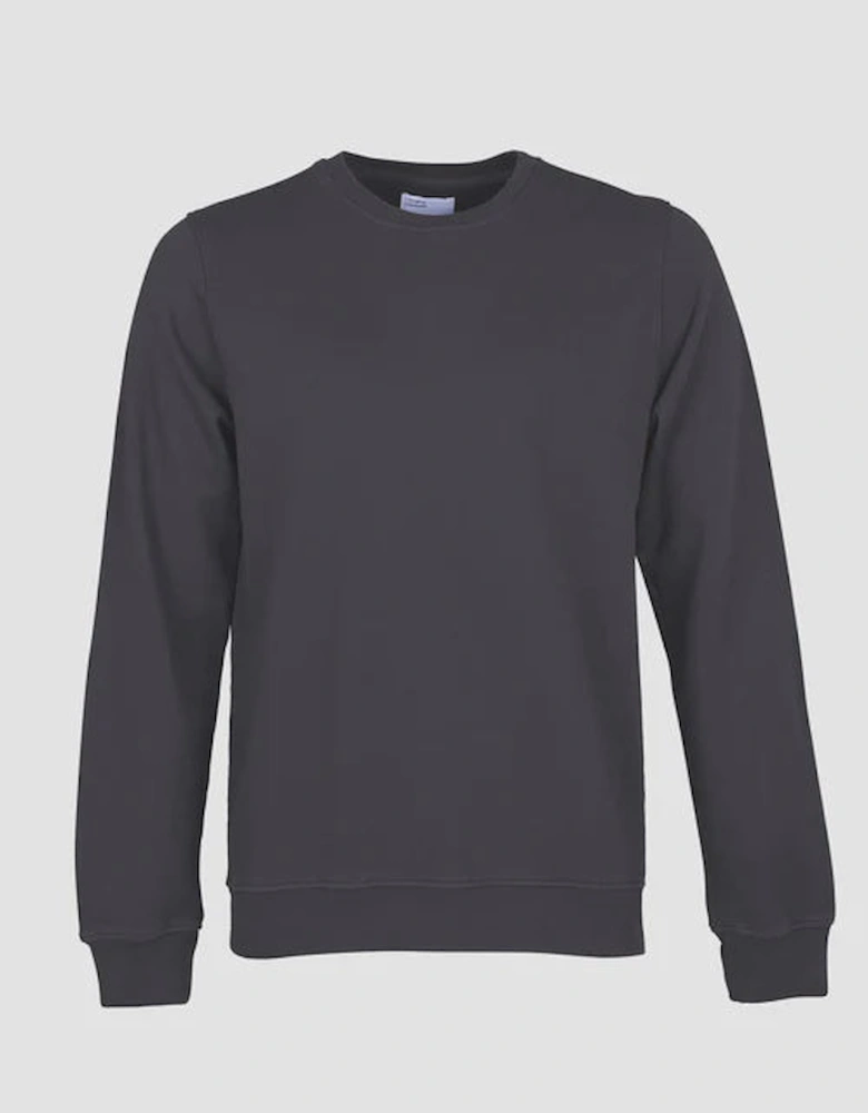 Classic Organic Crew Sweatshirt - Lava Grey