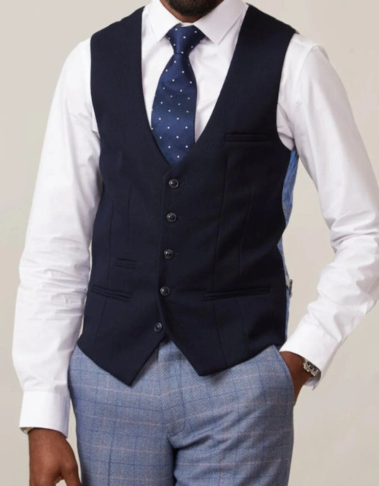 Kelvin SB Waistcoat - Navy