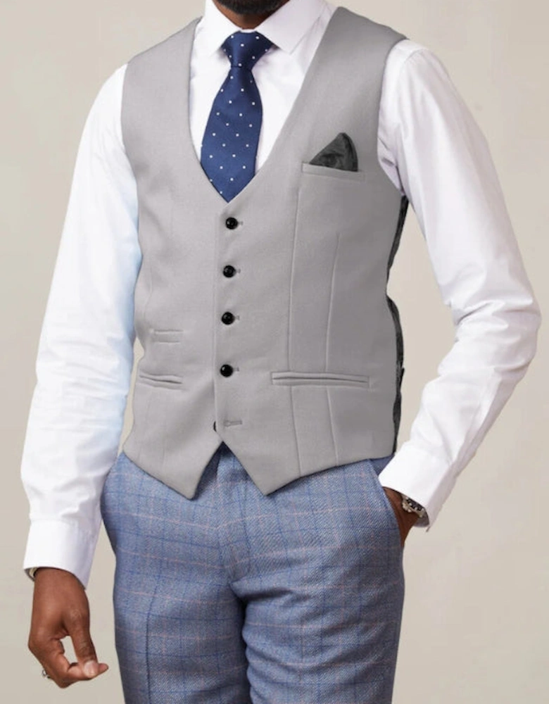 Kelvin SB Waistcoat - Silver