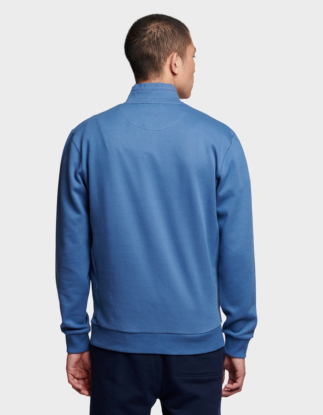 Washed Funnel Sweatshirt - Blue Horizon