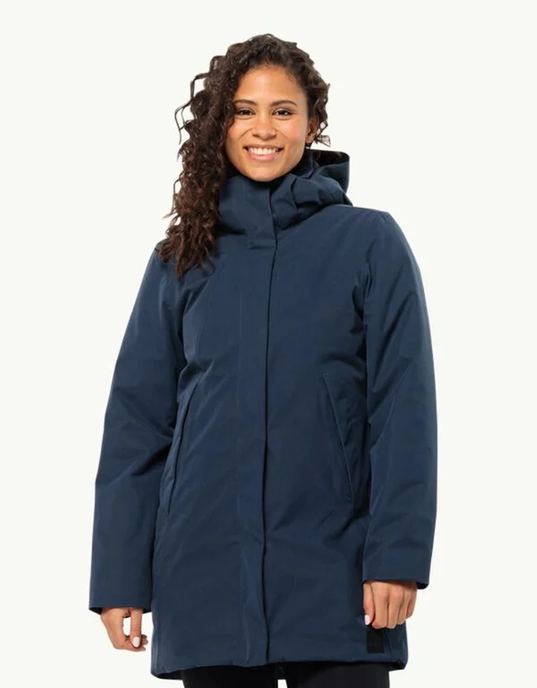 Women's Salier Coat Night Blue