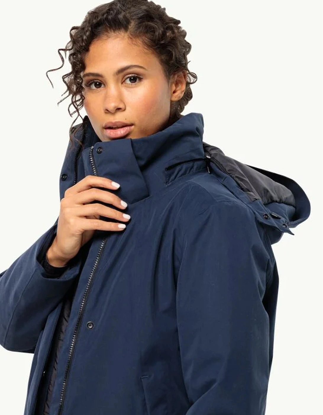 Women's Salier Coat Night Blue