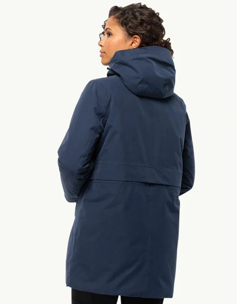 Women's Salier Coat Night Blue