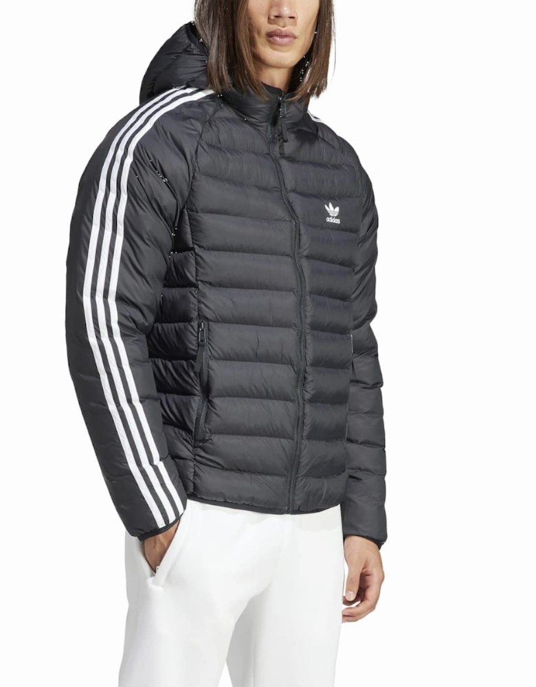 Mens Padded Hooded Puffer Jacket - Padded Hooded Puffer Jacket