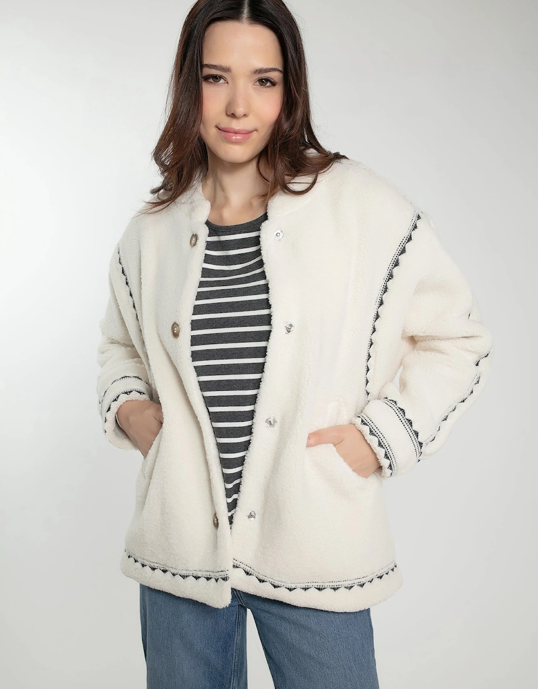 POPPY BORG JACKET