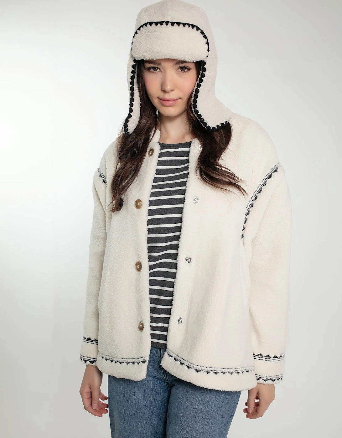 POPPY BORG JACKET