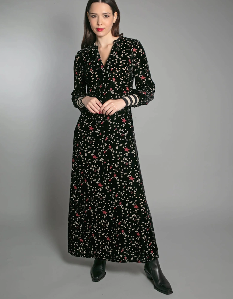 ALEANNA DEVORE MAXI DRESS