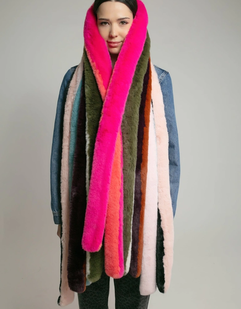 STRIPE PASHA IN PINK MIX