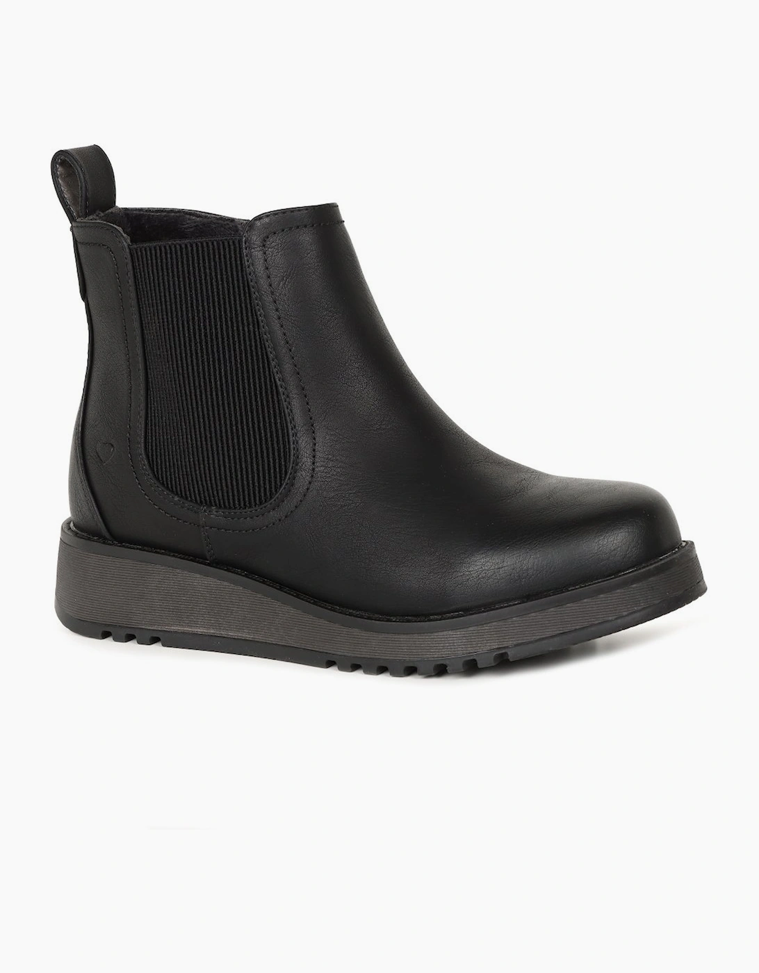 Heavenly Feet Women's Rolo 2 Womens Chelsea Boots - Black - Size: 8