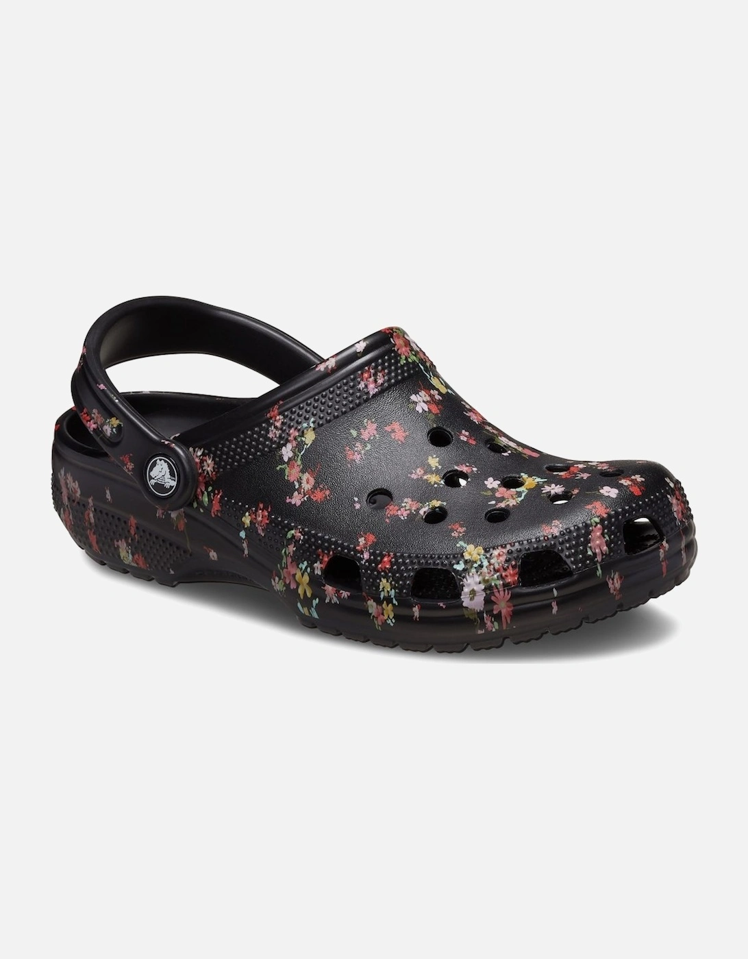 Crocs Women's Black Classic Graphic Clogs - - : Size 8
