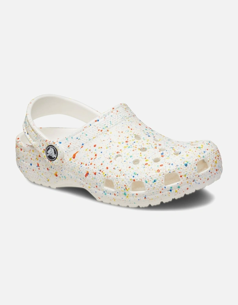 Classic Splatter Paint Kids Clogs