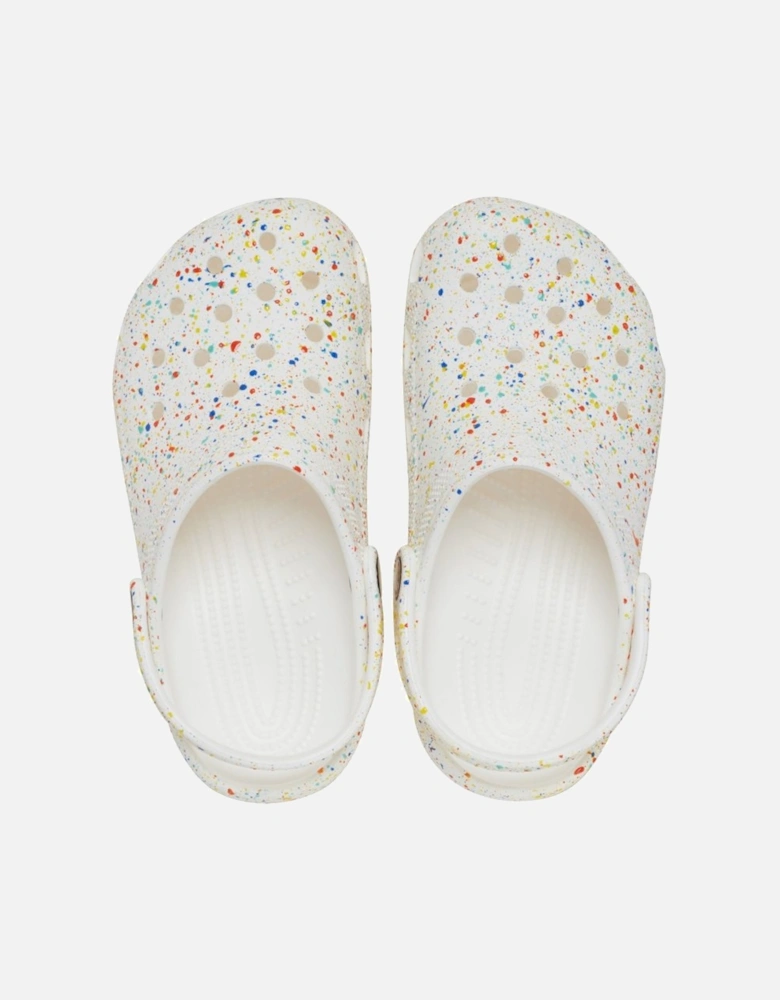 Classic Splatter Paint Kids Clogs