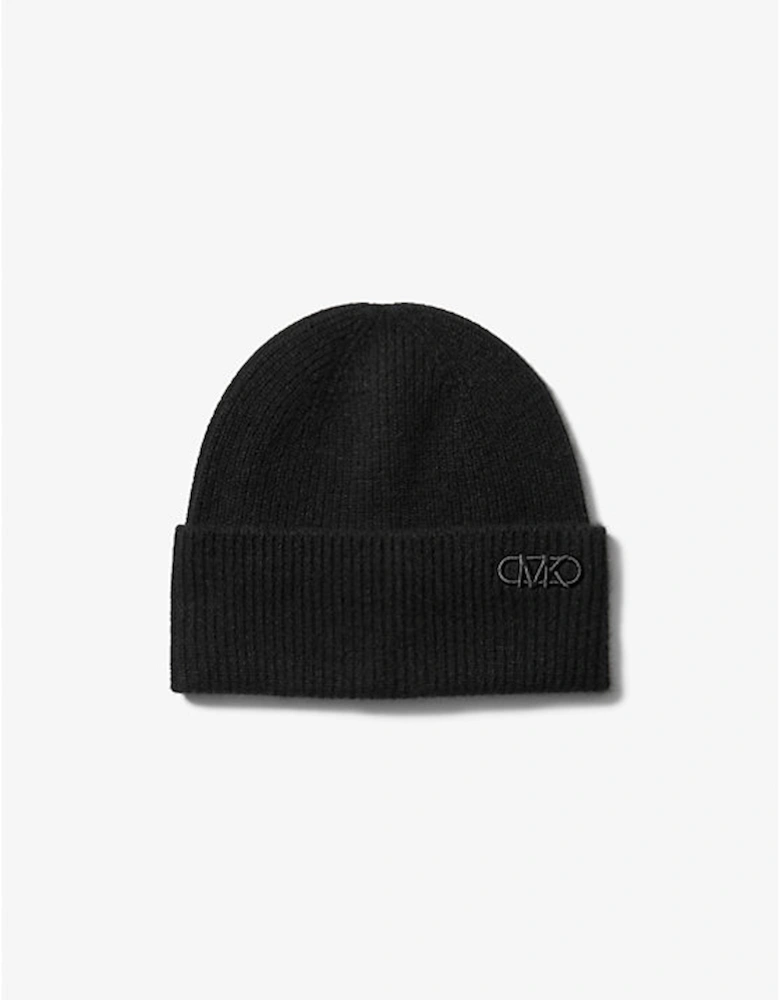 Ribbed Cashmere Beanie Hat