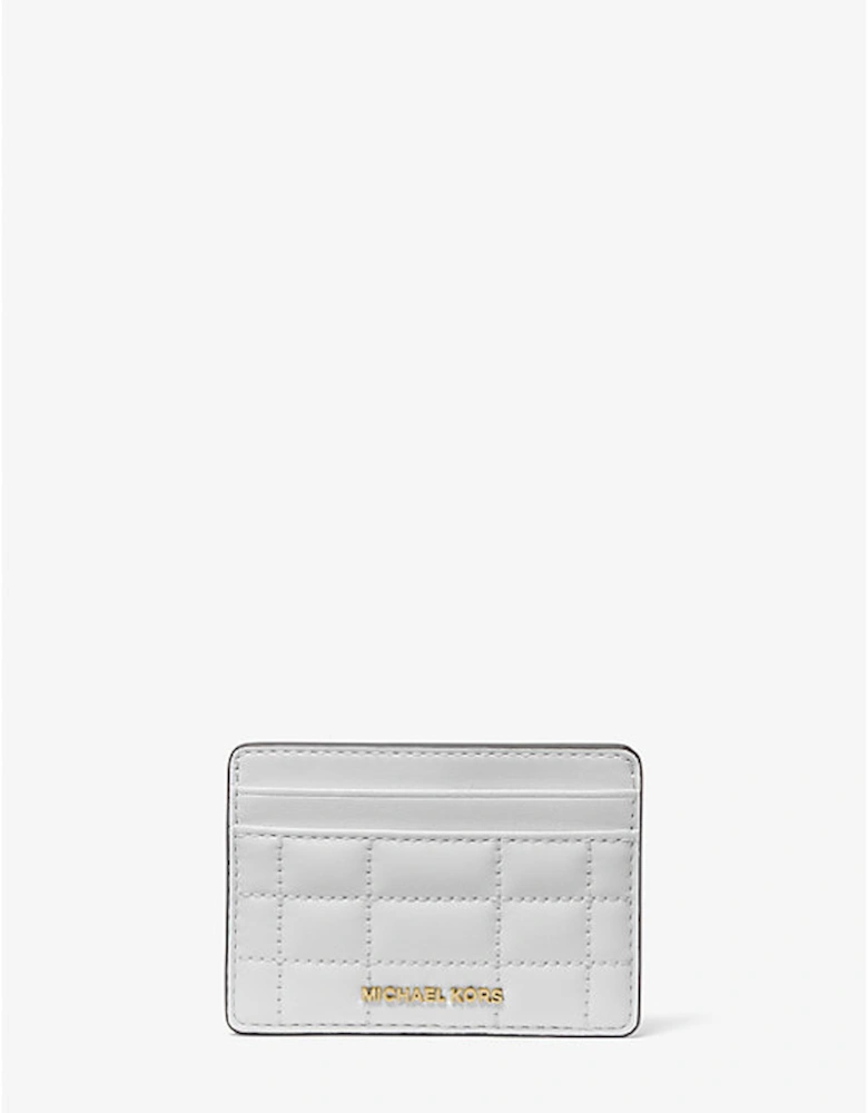 Jet Set Quilted Leather Card Case