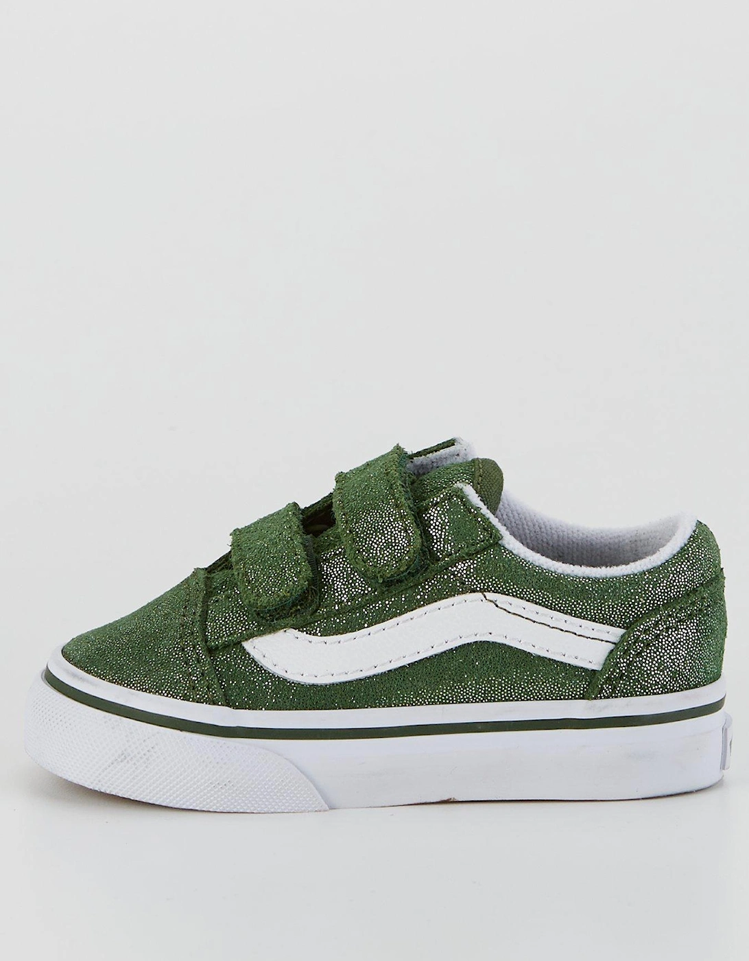 Infant Old Skool V Trainers - Green, 8 of 7