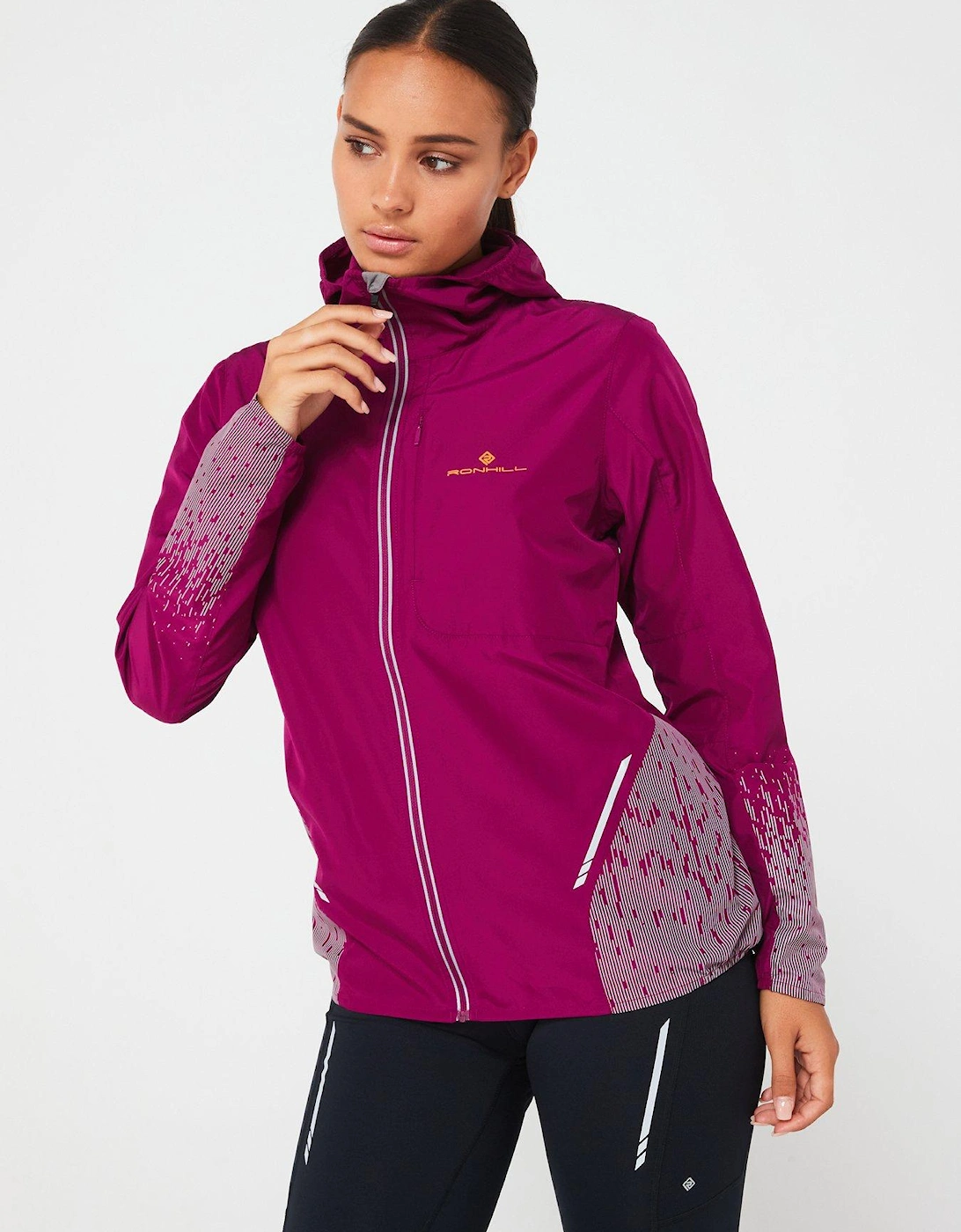 Womens Tech Reflect Running Jacket-purple, 5 of 4