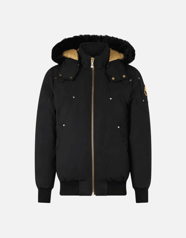 Gold Edition Little Rapids Black Bomber Jacket