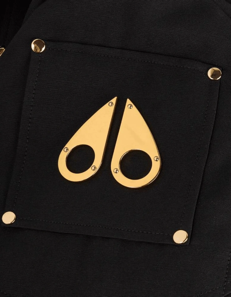 Gold Edition Little Rapids Black Bomber Jacket