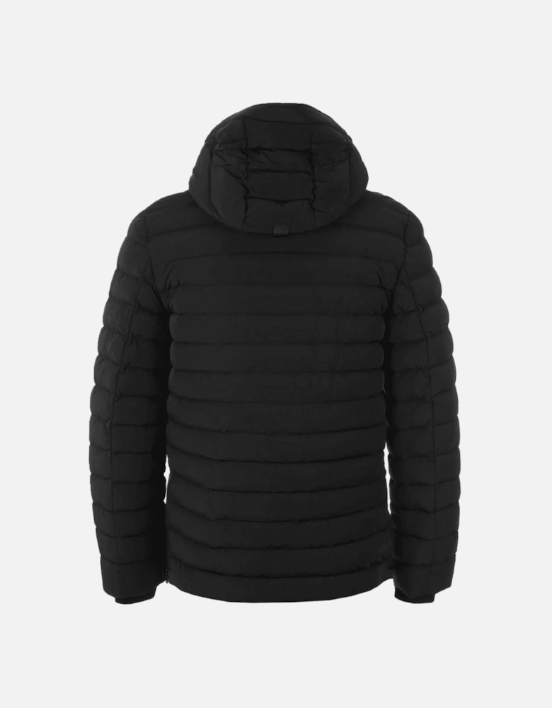 Graystone Quilted Black Hooded Jacket