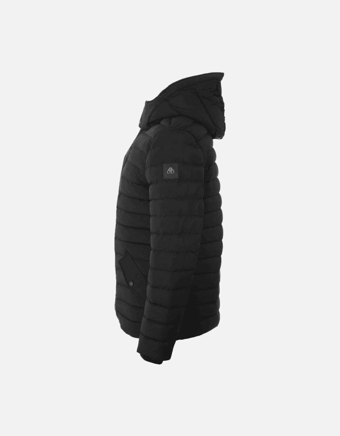 Graystone Quilted Black Hooded Jacket