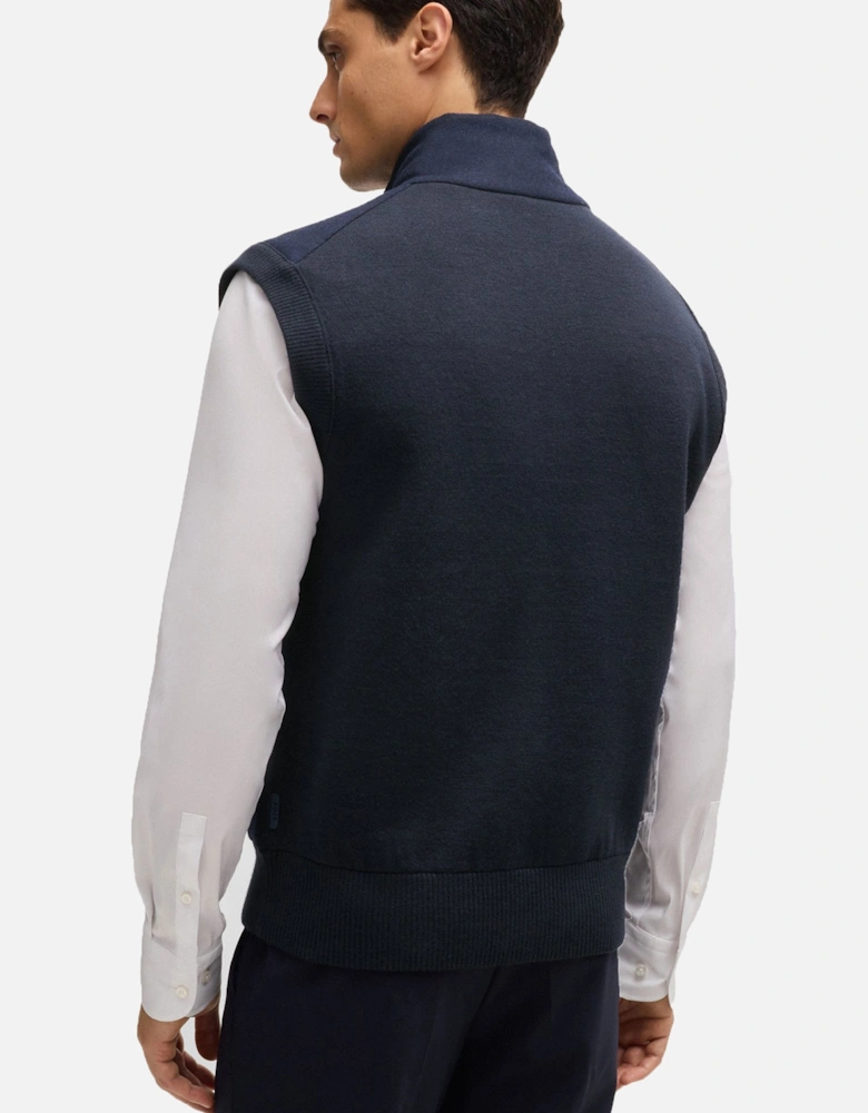 Boss P-eflanolo Gilet Dark Blue