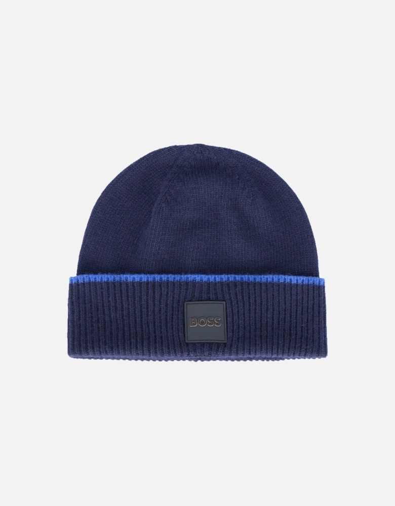 Boss Armato_scarf And Hat Set Dark Blue