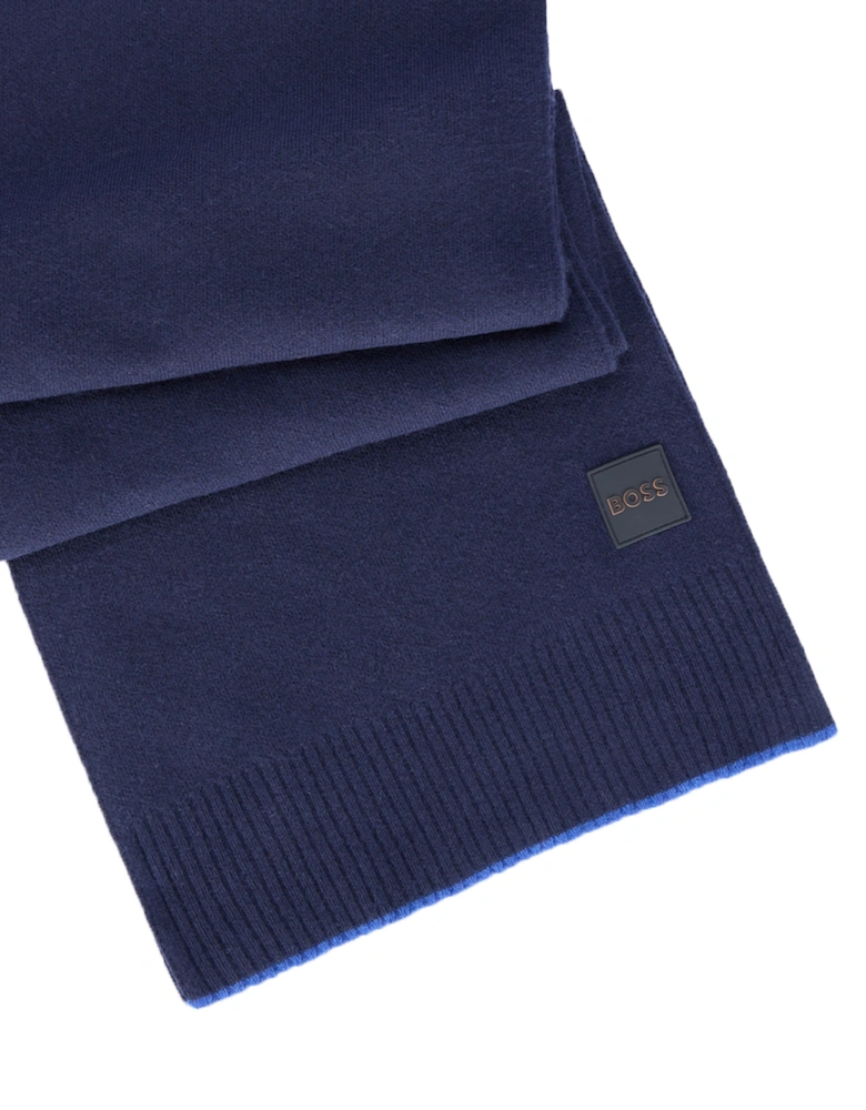 Boss Armato_scarf And Hat Set Dark Blue