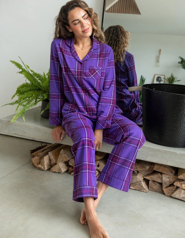 Cosy Check Brushed Cotton Pyjama Gift Set