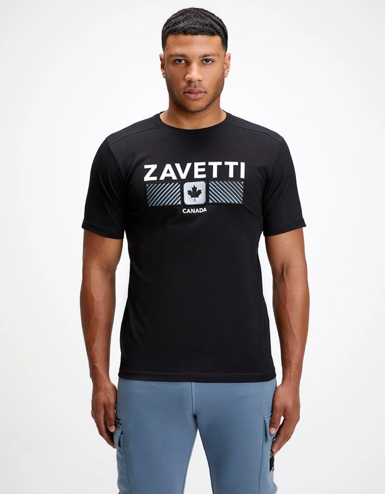Ovello 20 Chevron T-Shirt - Black