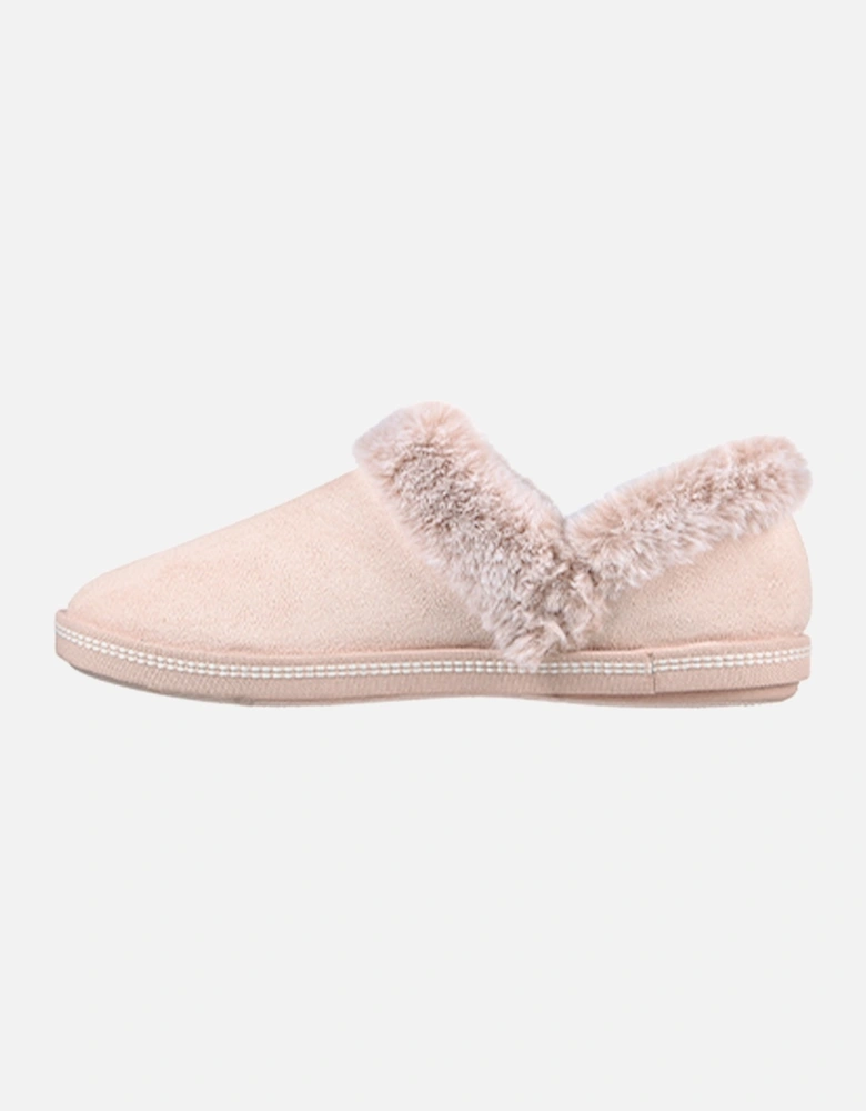 Women's Cozy Campfire Fresh Toast Button Open Quarter Slipper Blush