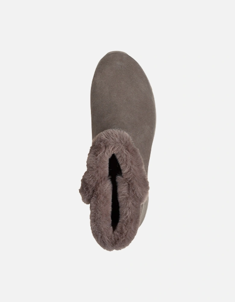 Women's On the Go Stellar Waterproof Suede Chugga Boots Dark Taupe