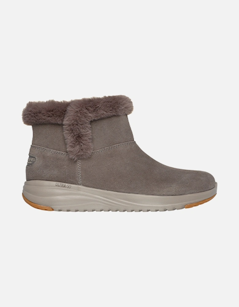 Women's On the Go Stellar Waterproof Suede Chugga Boots Dark Taupe