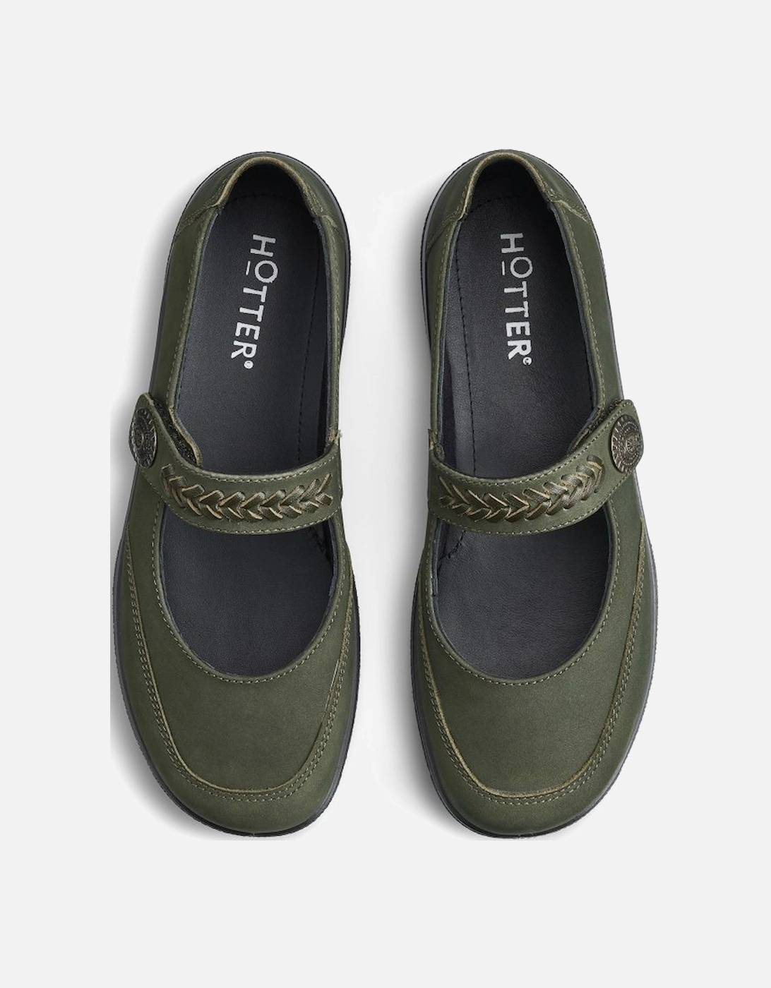 Honour Womens Wide Fit Mary Jane Shoes