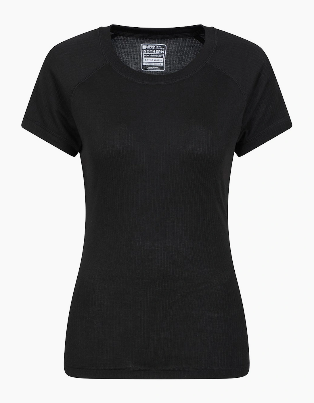 Mountain Warehouse Women's Black / Talus Thermal Top - Size: 10