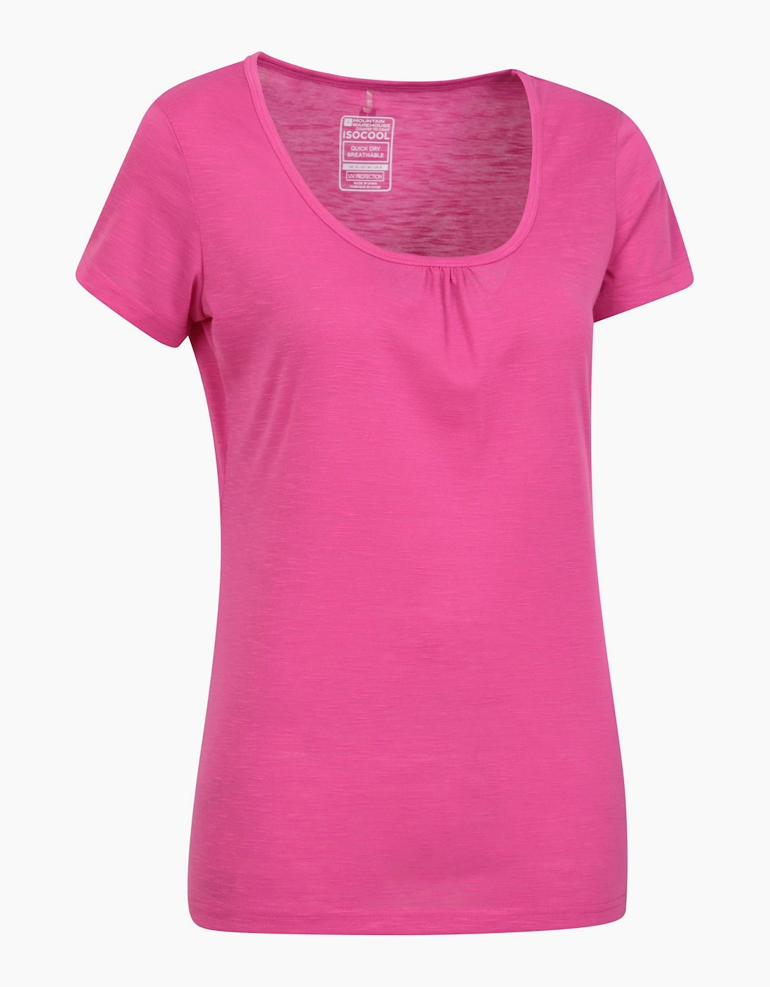 Mountain Warehouse Women's Pink / Agra Quick Dry T-Shirt  16 Size 16 Uk