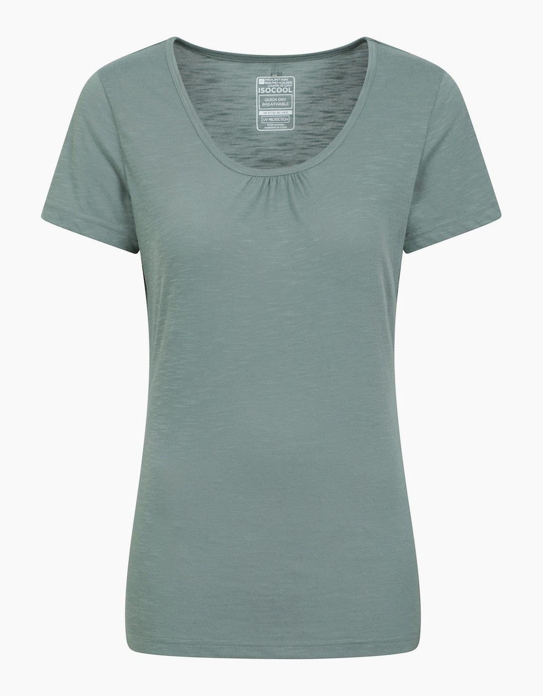 Mountain Warehouse Women's Green / Agra Quick Dry T-Shirt  8 Size 8 Uk