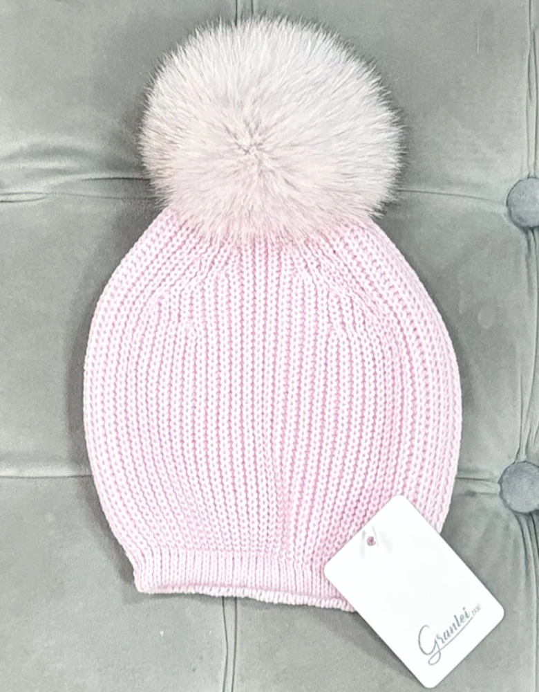 Pink Fur Hat