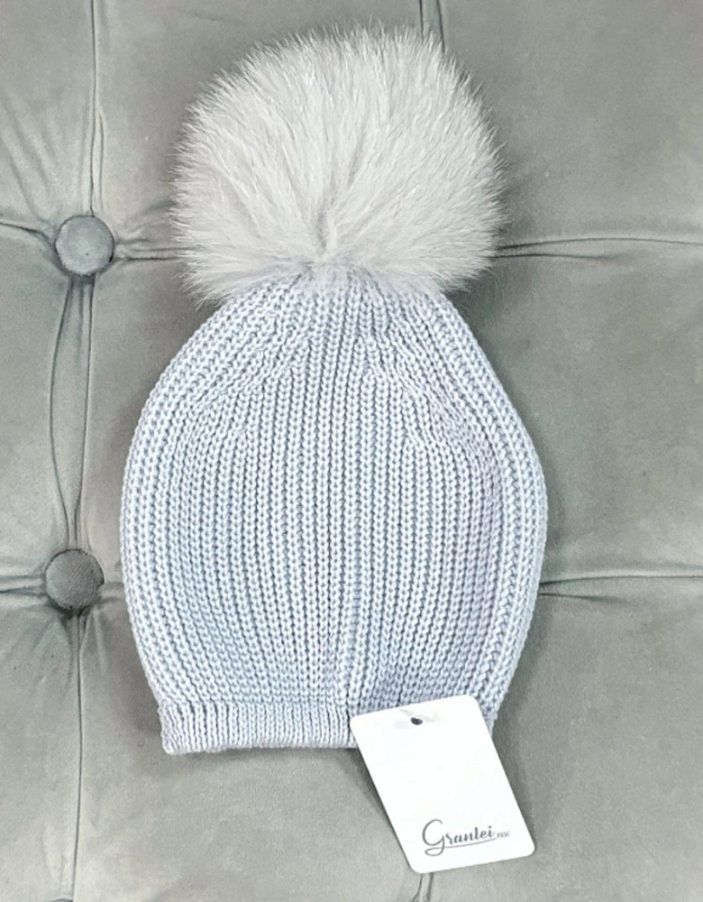 Grey Fur Hat