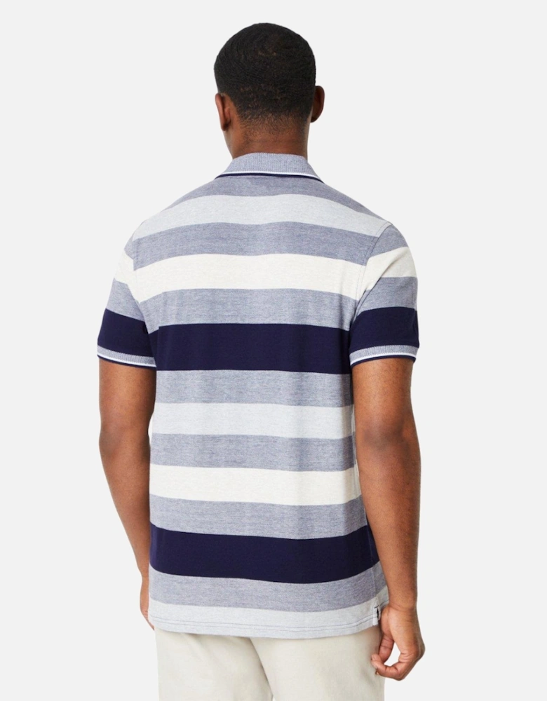 Mens Barbados Stripe Polo Shirt