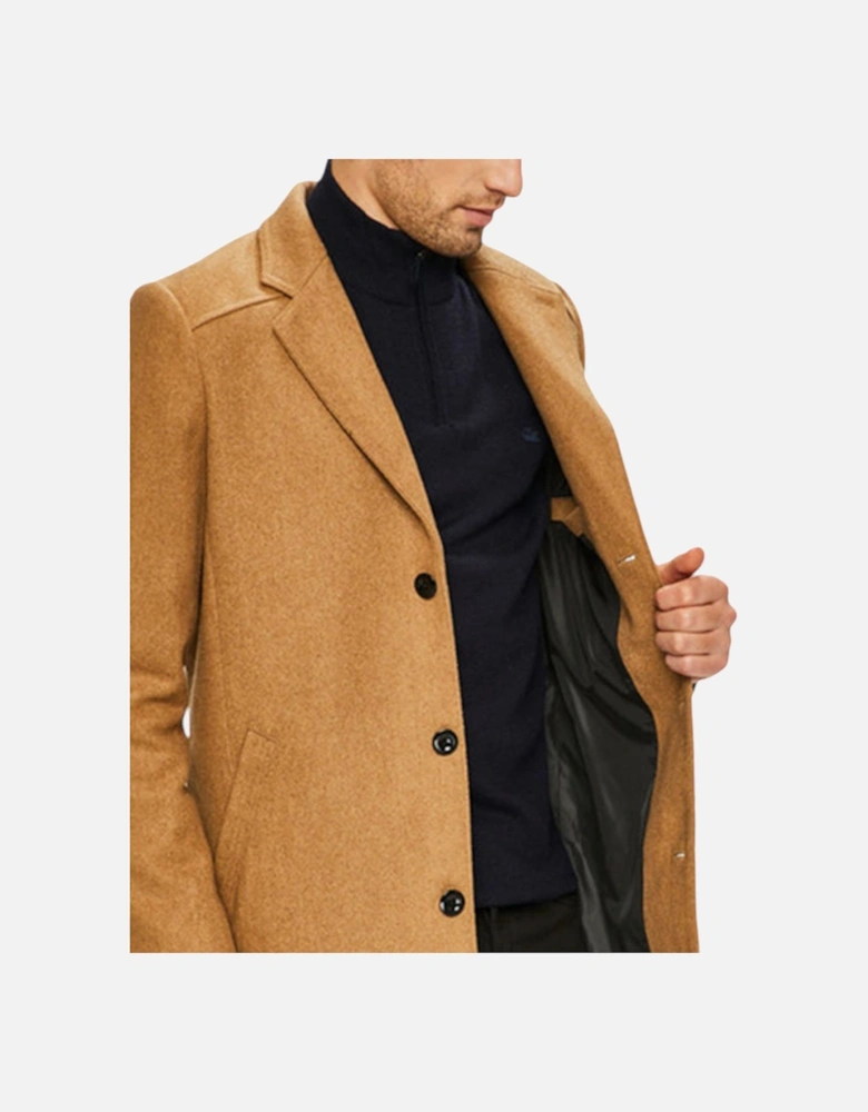 Mens Trench Over Coat Wool Winter Long Jacket Formal Office Outwear