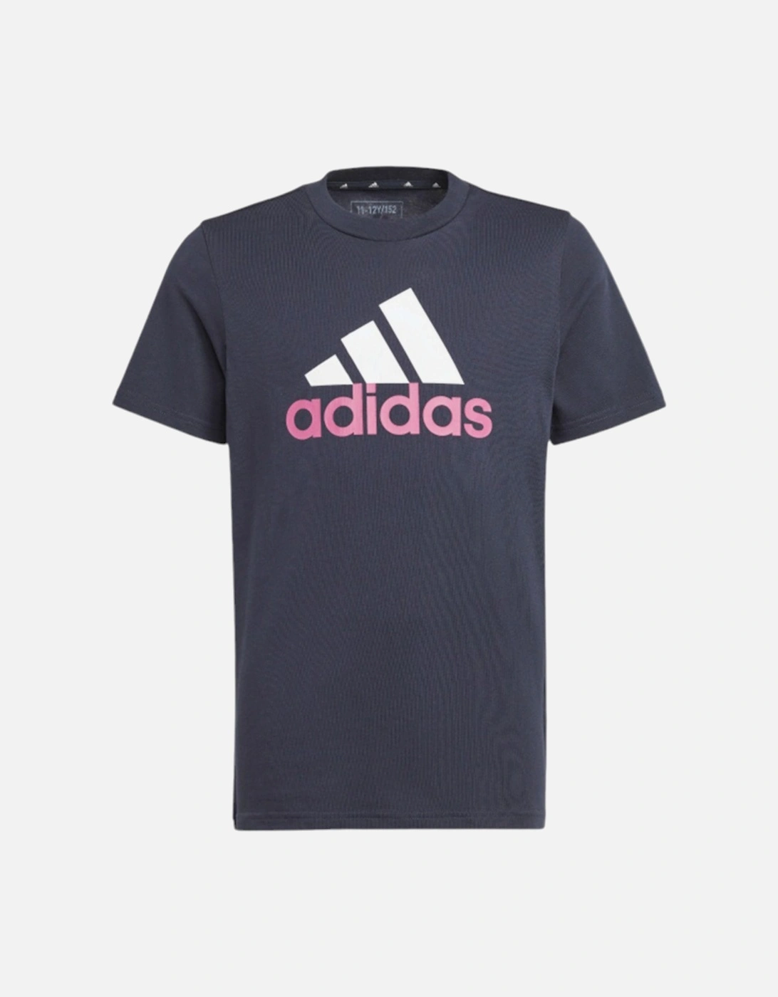 ADIDAS IB8775 Kids T Shirts Crew Neck Short Sleeve - Navy - Size: 9Y-10Y
