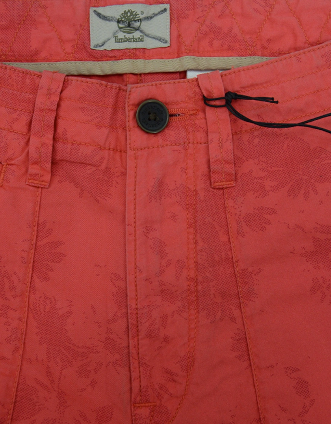 TIMBERLAND Mens Shorts Quick Dry Canobie Lake Hot Pink Casual Summer Half Pants