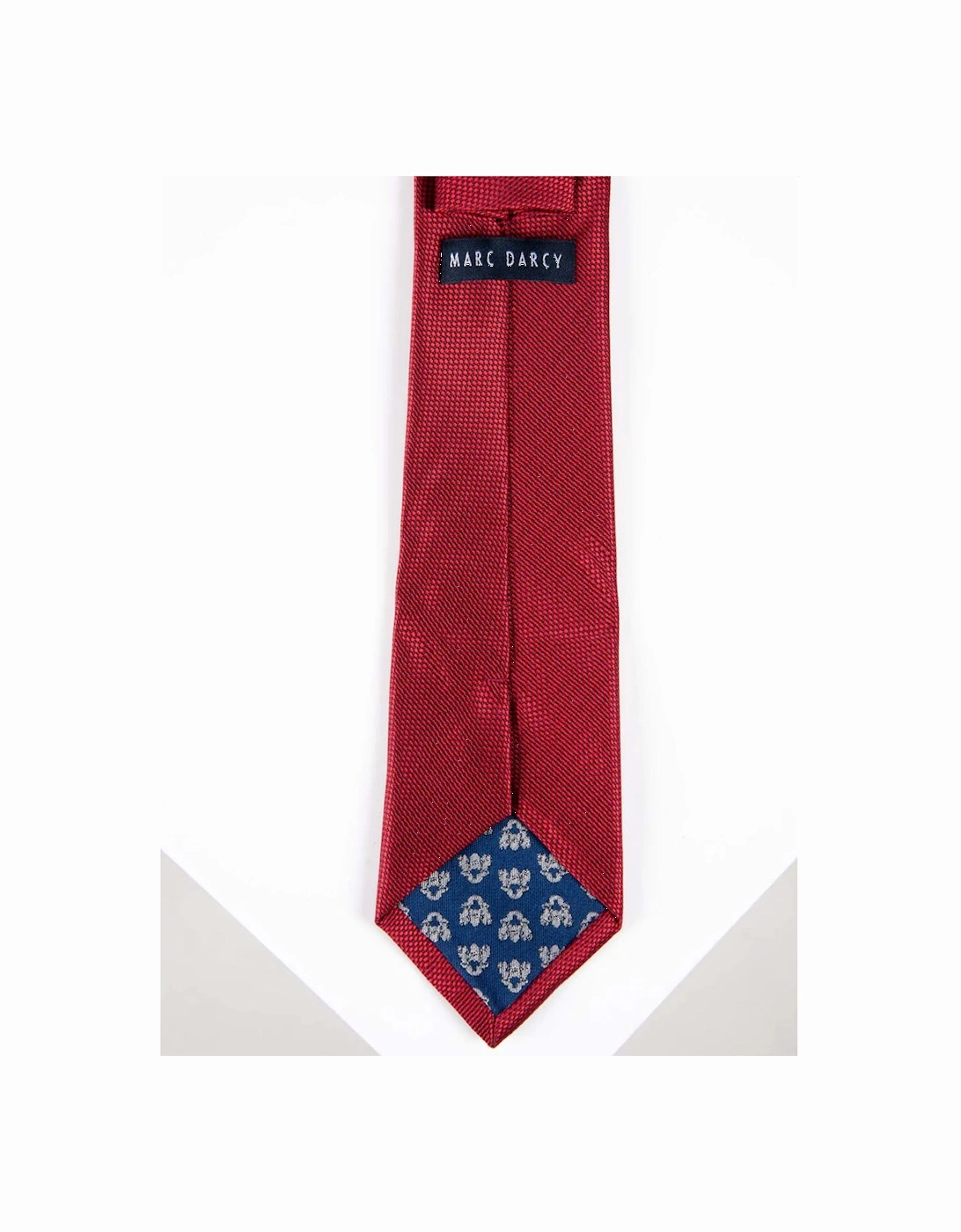 Toby Birdseye Tie & Pocket Square Set - Wine