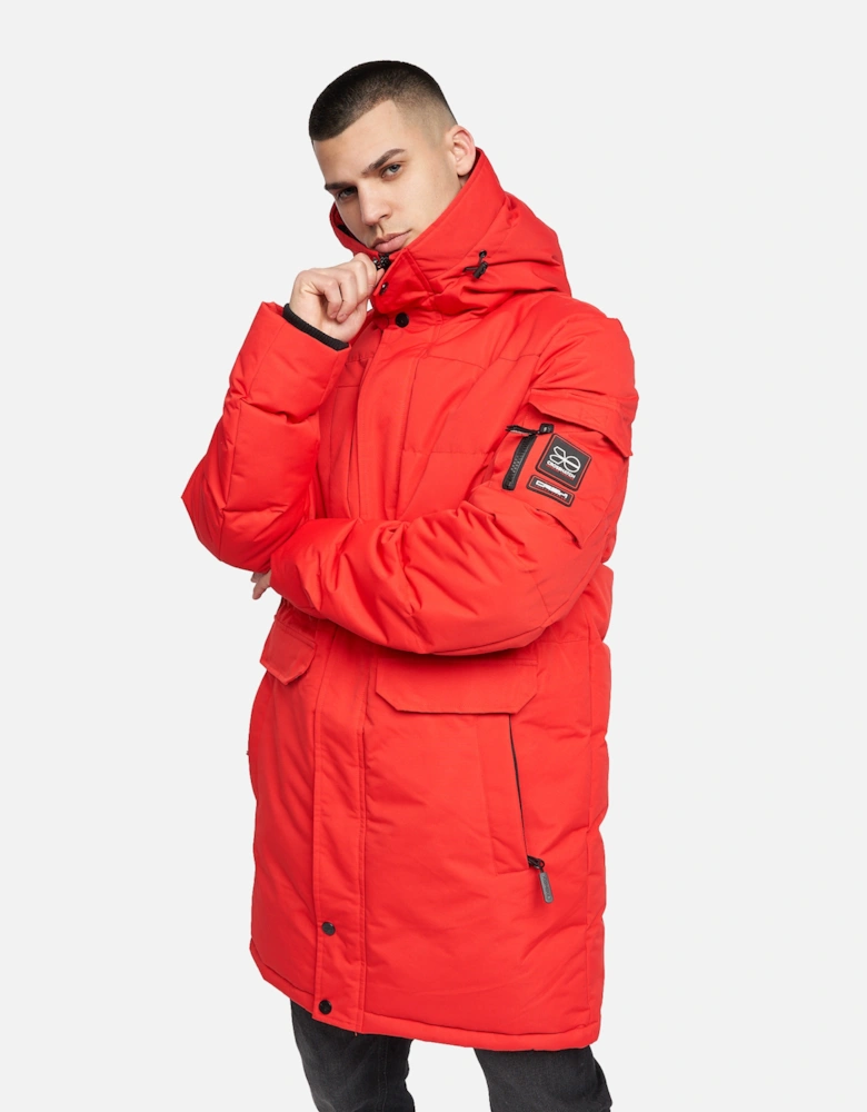 Crosshatch Mens Milwaka Long Padded Jacket